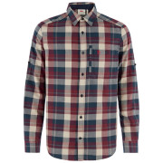 Camicia da uomo Fjällräven Fjällglim Regular Shirt M blu scuro Dark Navy-Maroon