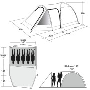 Tenda da trekking Outwell Cloud 5 Plus