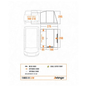 Tenda per minibus Vango Faros III Low