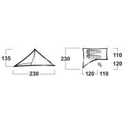 Tenda ultraleggera Husky Sawaj Trek 3