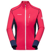 Felpa tecnica da donna Mammut Taiss Light ML Jacket Women rosa/blu azalea-marine