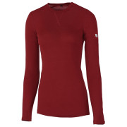 Maglietta da donna Zulu Merino 160 Long rosso Red