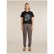 Maglietta da donna Icebreaker Merino 150 Tech Lite SS Crop Tee NZ Flora