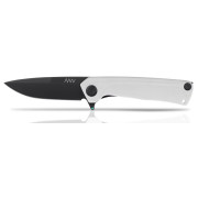 Coltello chiudubile Acta non verba Z100 DLC/Plain Edge, G10 bianco White/Black