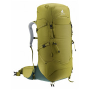 Zaino da trekking Deuter Aircontact Core 50+10 giallo/verde cactus-ivy