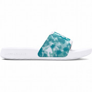 Pantofole da donna Under Armour W Ignite Select Graphic bianco/blu White/RadialTurquoise/White