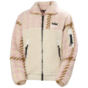 Giacca in pile da donna Helly Hansen W Moonlit Pile Jacket rosa/bianco 079 Pink Shake Broxburn Plaid