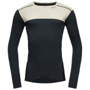 Maglietta funzionale da uomo Devold Lauparen Merino 190 Shirt Man nero/bianco RAW WHITE/INK/BLACK