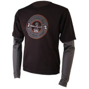 Maglia da ciclismo da uomo Axon Monster dlouhý rukáv nero/grigio