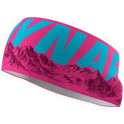 Fascia Dynafit Graphic Performance Headband rosa Pink Glo/8210 Skyline