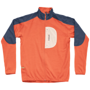 Felpa funzionale da uomo Devold Adventure Jacket Man arancione/blu Brick