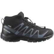 Scarpe da bambino Salomon Xa Pro V8 Mid Waterproof nero/blu Black / Neptune. / Alaskan Blue