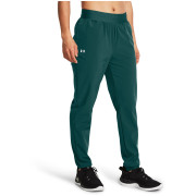 Pantaloni da donna Under Armour ArmourSport High Rise Wvn Pnt verde/blu HydroTeal/White