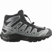 Scarpe da bambino Salomon Xa Pro Mid Wp J Black-Sedona Sage-Wrought Iron nero/grigio Black / Sedona Sage / Wrought Iron
