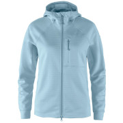 Giacca da donna Fjällräven Abisko Grid Fleece Hoodie W azzurro Breeze Blue