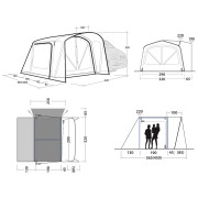 Tenda per minibus Outwell Jones M PowerAir