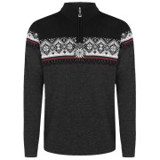 Maglione da uomo Dale of Norway Moritz Masc Sweater nero Darkcharcoal Raspberry Black