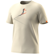 Maglietta da uomo Dynafit Graphic Co T-Shirt M beige 7962 - overcast/TRAILBREAKER