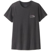 Maglietta da donna Patagonia Women's Capilene® Cool Trail Shirt - Stratapeaks nero Ink Black