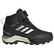 Scarpe da bambino Adidas Terrex Winter Mid Boa Rain.Rdy nero Cblack/Silvmt/Cblack
