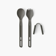 Set di posate Sea to Summit Frontier UL Cutlery Set 2 Piece Long grigio Aluminium Hard Anodised Grey