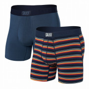 Boxer Saxx Vibe Super Soft Bb 2Pk blu scuro field stripe/navy