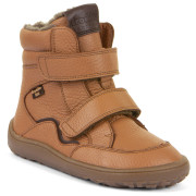 Stivali invernali per bambini Froddo Barefoot Tex Winter Cognac marrone chiaro cognac