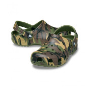 Pantofole per bambini Crocs Classic Camouflage Clog Army Green/Multi