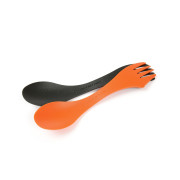 Set di posate Light My Fire Spork Original 2-pack nero/arancio Rustyorange/Slatyblack