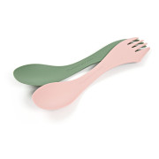 Posate Light My Fire Spork Medium 2-pack rosa/verde Sandygreen/Dustypink