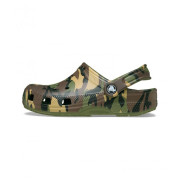 Pantofole per bambini Crocs Classic Camouflage Clog Army Green/Multi