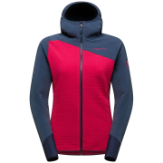 Giacca in pile da donna La Sportiva Bristen Thermal Hoody W rosa/grigio Azalea/Night Sky