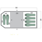 Tenda familiare Pinguin Omega 6