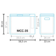Frigorifero a compressore Mestic Compressor MCC-35 AC/DC