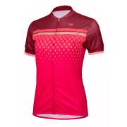 Maglia da ciclismo per donna Etape Diamond rosa Bordeaux / pink