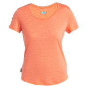 Maglietta sportiva da donna Icebreaker Women Merino 125 Cool-Lite™ Sphere III SS Scoop Tee arancione Tang