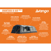 Tenda gonfiabile Vango Anantara IV Air 650XL