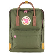 Zaino da città Fjällräven Kånken Koncept verde Green-Khaki Dust