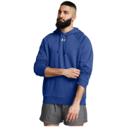 Felpa da uomo Under Armour UA Rival Fleece Hoodie blu Tech Blue