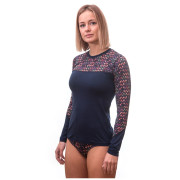 Maglietta da donna Sensor Merino Impress, dl.rukáv