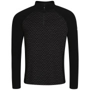 Maglietta funzionale da uomo Zulu Merino 240 Zip Long nero Black