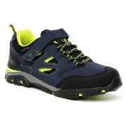 Scarpe da bambino Regatta Holcombe IEP Low blu/verde Navy/Lmepnch