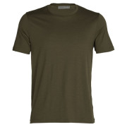 Maglietta funzionale da uomo Icebreaker Men Merino Core SS Tee verde Loden