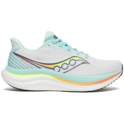 Scarpe da corsa da donna Saucony Triumph 23 bianco white/aqua