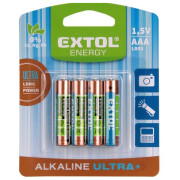 Batterie Extol AAA Ultra+ 4 pz