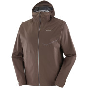 Giacca da uomo Salomon Bonatti Waterproof Jacket M marrone Coffee Bean