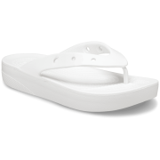 Infradito da donna Crocs Classic Platform Flip W bianco White