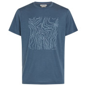 Maglietta funzionale da uomo Icebreaker M 150 Tech Lite SS Tee Great Heights blu/grigio Dawn