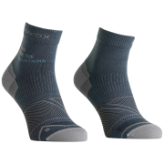 Calze in lana merino da donna Ortovox Alpine Light Quarter Socks W blu/grigio Dark Arctic Grey