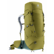 Zaino da trekking Deuter Aircontact Core 40+10 giallo/verde cactus-ivy